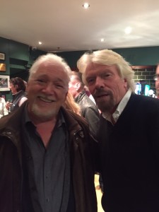 Richard Branson and myself